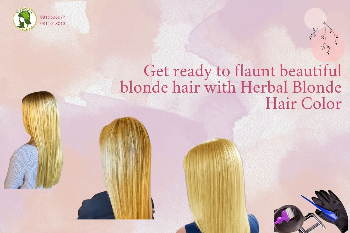 Get ready to flaunt beautiful blonde hair with Herbal Blonde Hair Color
