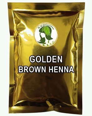 golden brown henna
